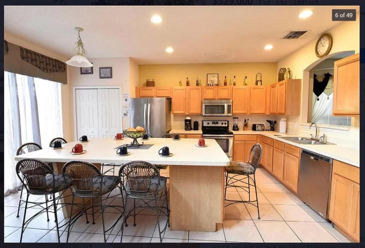 7 Bedroom, 6 Bath And Pool Near Disney In Emerald Island 4 King Master Suites Kissimmee Bagian luar foto