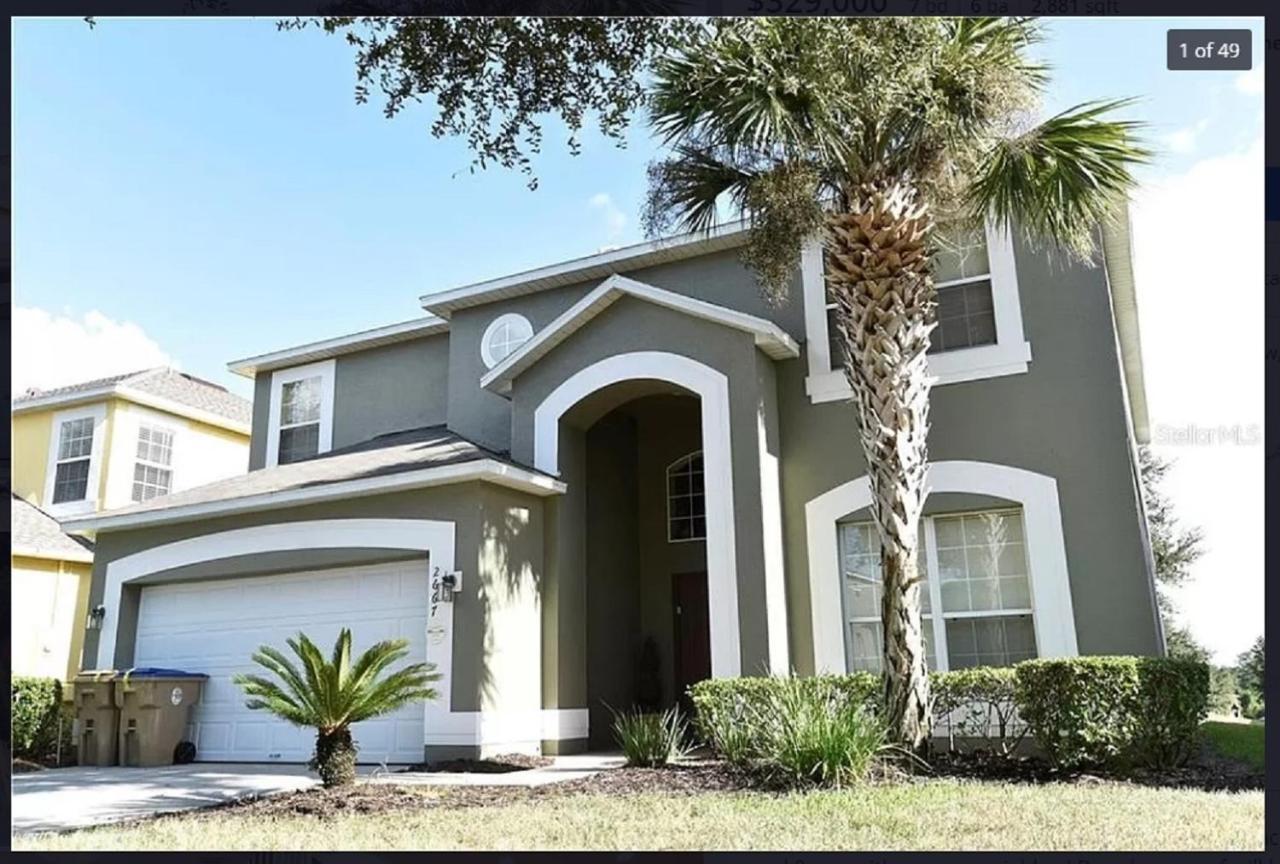 7 Bedroom, 6 Bath And Pool Near Disney In Emerald Island 4 King Master Suites Kissimmee Bagian luar foto